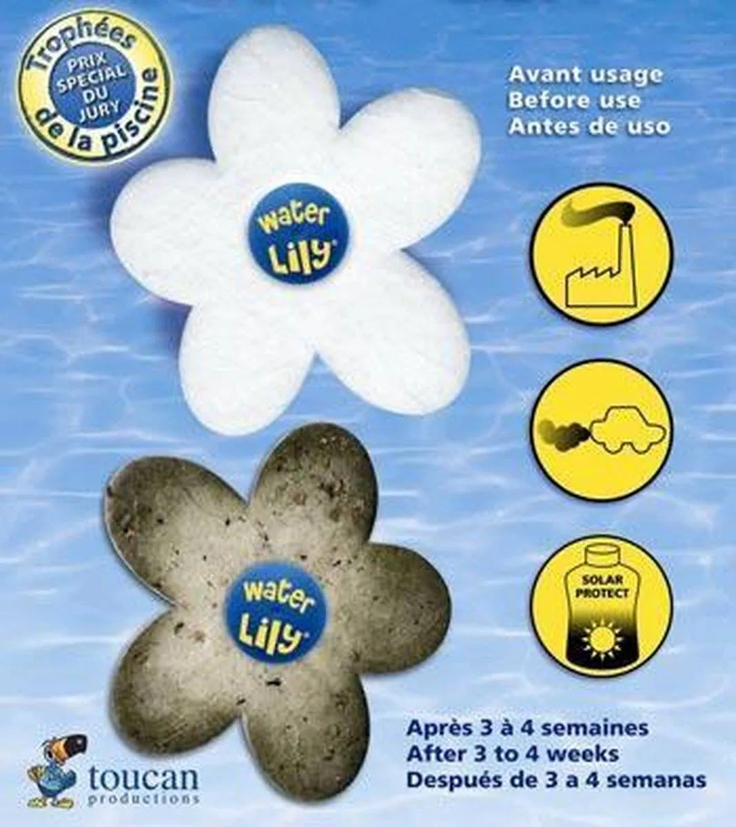 Water Lily – Absorbeermiddel Voor Vetten En Olie (6 Stuks) - Afbeelding 3