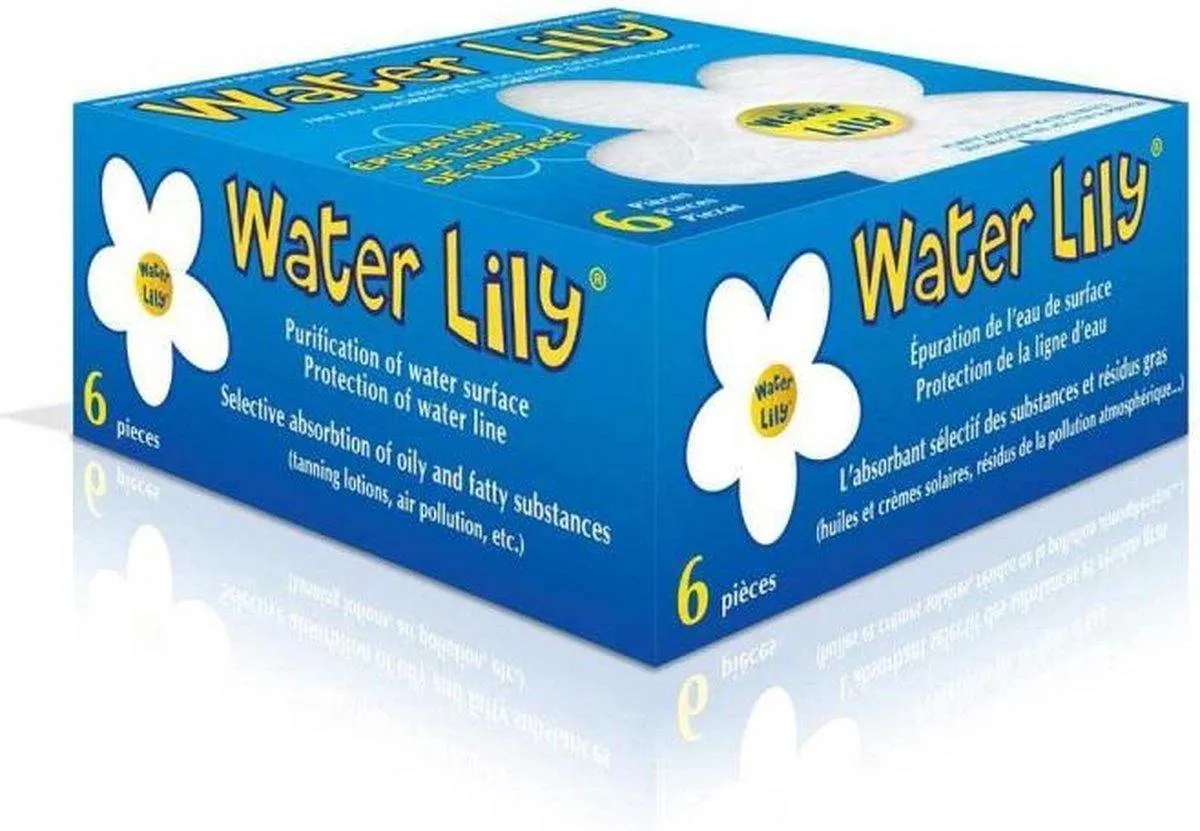 Water Lily – Absorbeermiddel Voor Vetten En Olie (6 Stuks) - Afbeelding 2