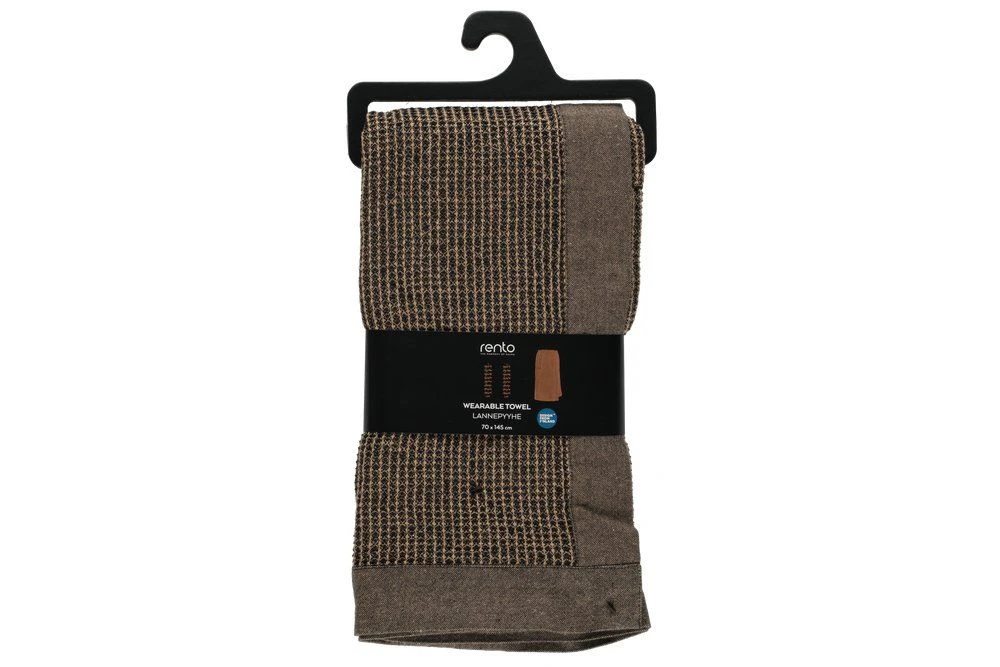 Rento Sauna Taille Handdoek Kenno 70×145 Cm – Beige - Afbeelding 7