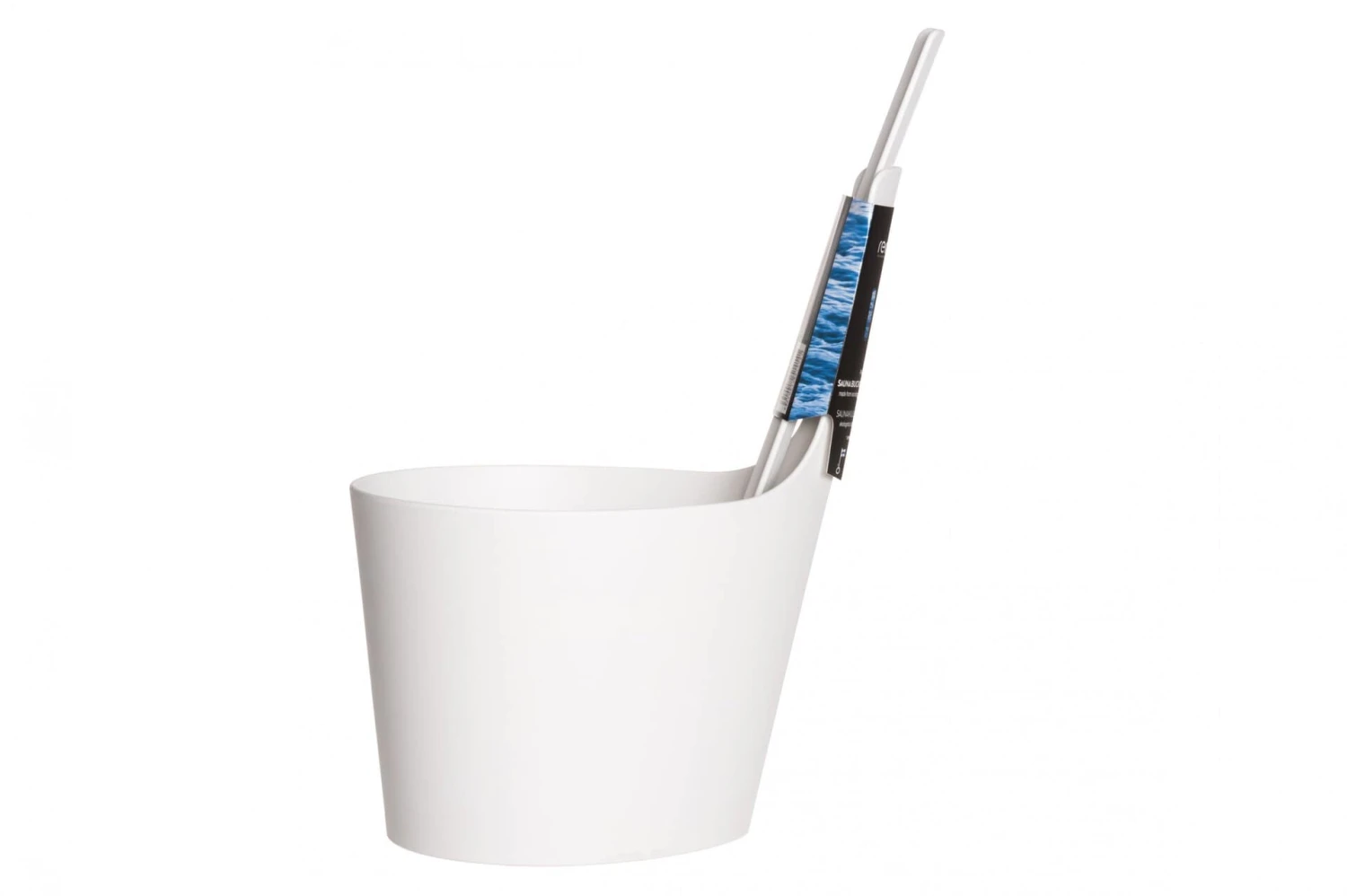 Rento Pisara Design Sauna Emmer En Lepel – Wit - Afbeelding 4