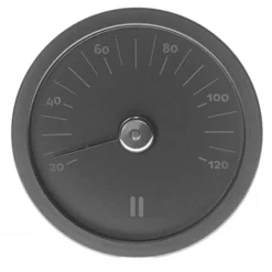 Rento Aluminium Thermometer – Zwart