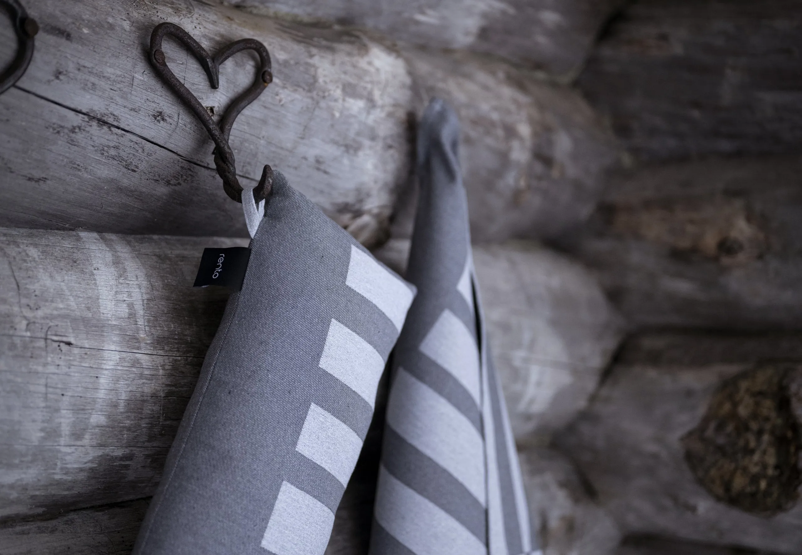 Saunakussen Grijs 50Γ22 Cm β Rento