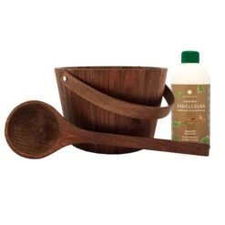 Saunaset Met Emmer, Lepel En Saunageur – Emendo