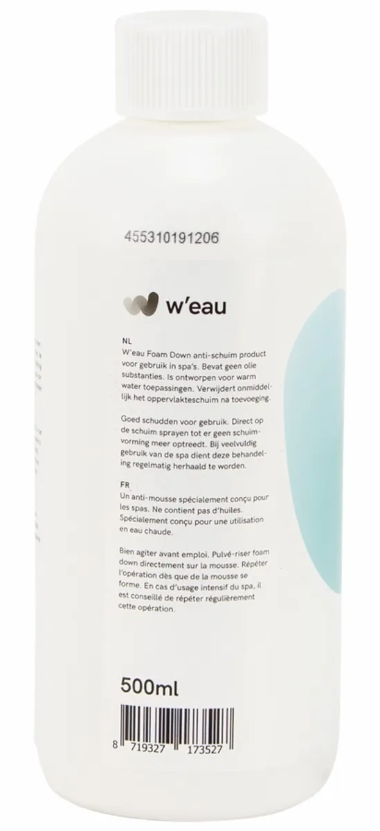 W’eau Foam Down Ontschuimingsmiddel – 500 Ml - Afbeelding 4