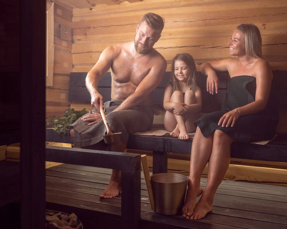 Rento Sauna Taille Handdoek Kenno 70×145 Cm – Beige - Afbeelding 8