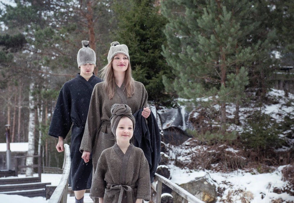 Rento Kenno Badjas XXL β Zwart/beige