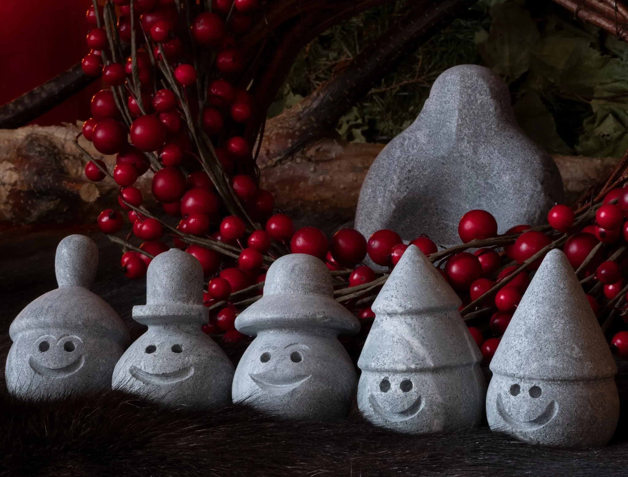 Sauna Elf/Kabouter Siersteen In Speksteen – Hukka Tahvo - Afbeelding 2