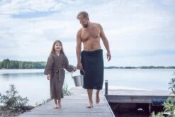 Rento Badjas Kenno Kinderen L/XL Zwart/beige