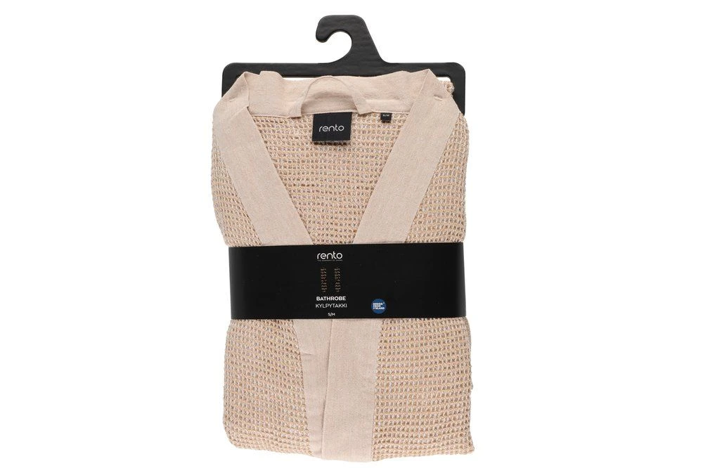 Rento Sauna Badjas Kenno Small/Medium – Beige - Afbeelding 2